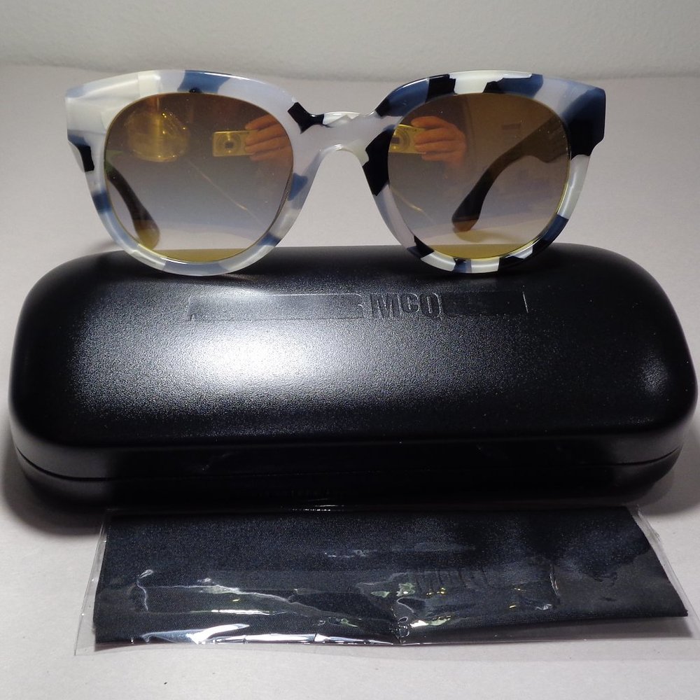 COPY - McQ by Alexander McQueen MQ0068S Black Havana Yellow New Men's Sunglasses